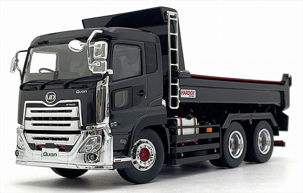 新品未開封 京商 UD TRUCKS クオン QUON ダンプ ダイキャスト 京商 UD TRUCKS QUON KYOKUTOダンプ （ブラック） （1/43スケール ダイ