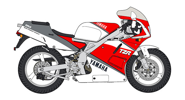 25スカイハイ　２本セット スカイネット 1/12 完成品バイク カワサキ Ninja ZX-25R ライム