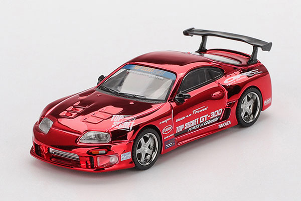 MINI GT トヨタ スープラ 2台セット TSM ミニGT 1/64 トヨタ スープラ (A80) GT-300 トップシークレット