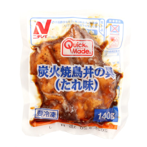 ニチレイ QM炭火焼鳥丼の具 (たれ味) 140gの商品画像
