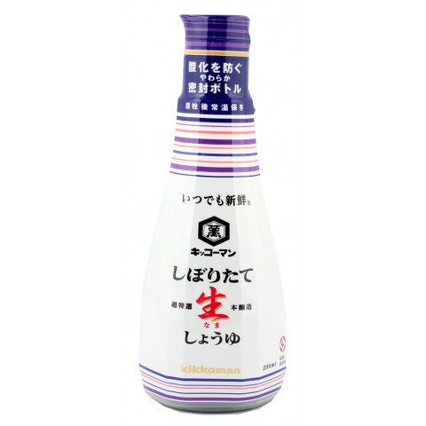 キッコーマン いつでも新鮮 しぼりたて生しょうゆ 硬質ボトル 200ml×1本の商品画像