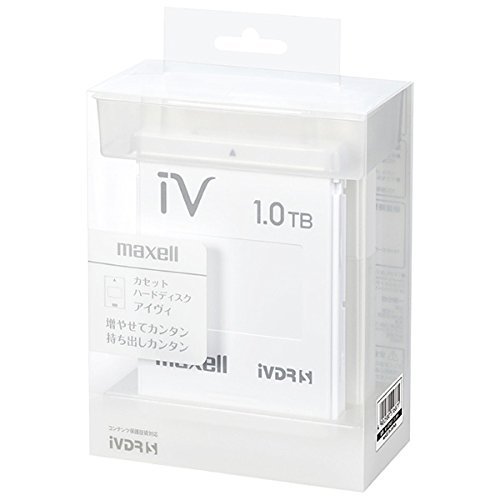カセットハードディスク アイヴィ（カラーシリーズ） M-VDRS1T.E.WH （1TB、ホワイト）の商品画像