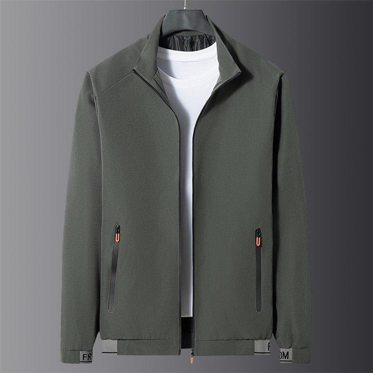  куртка от дождя жакет мужской одноцветный тонкий воротник-стойка свет внешний блузон весна осень мода Oniikei стиль 