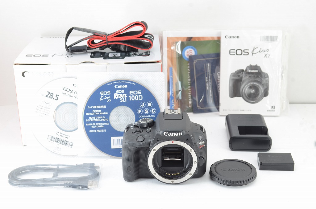 キヤノン EOS Kiss X7 ボディ（ブラック） デジタル一眼レフカメラの商品画像