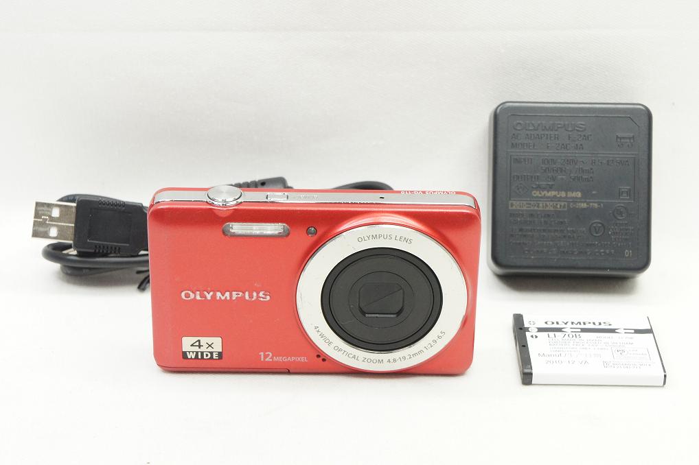 オリンパス OLYMPUS VG-110（レッド） コンパクトデジタルカメラ本体