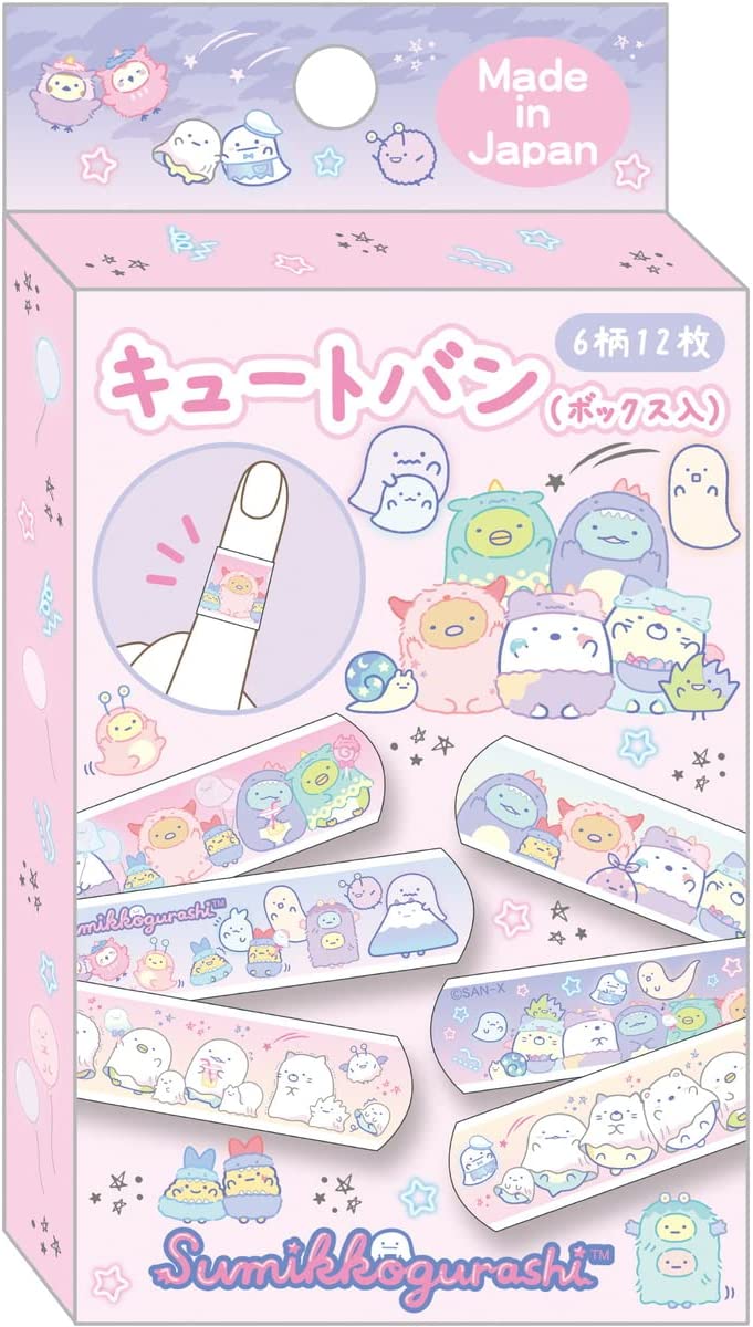 San-X サンエックス キュートバン すみっコぐらし 12枚入