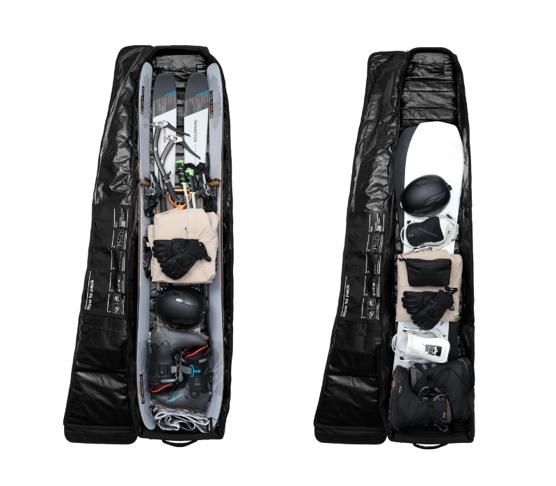 ti- Be Db дорожная сумка Snow Roller Pro snow ролик Pro BlackOut лыжи путешествие задний длинный поездка 