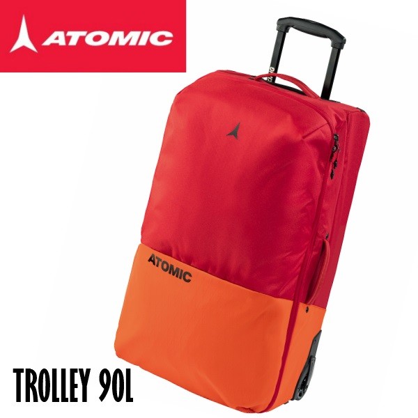  атомный ATOMIC 2021 TROLLEY 90L лыжи с роликами . большой путешествие задний RED мужской дамский 