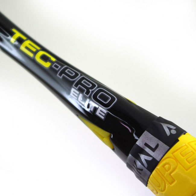 [ струна . сверху settled ]KARAKAL(kalakaru) TEC PRO ELITE Tec Pro Elite (140g) за границей стандартный товар Squash ракетка KS1516- желтый × черный (21y9m)[AC]