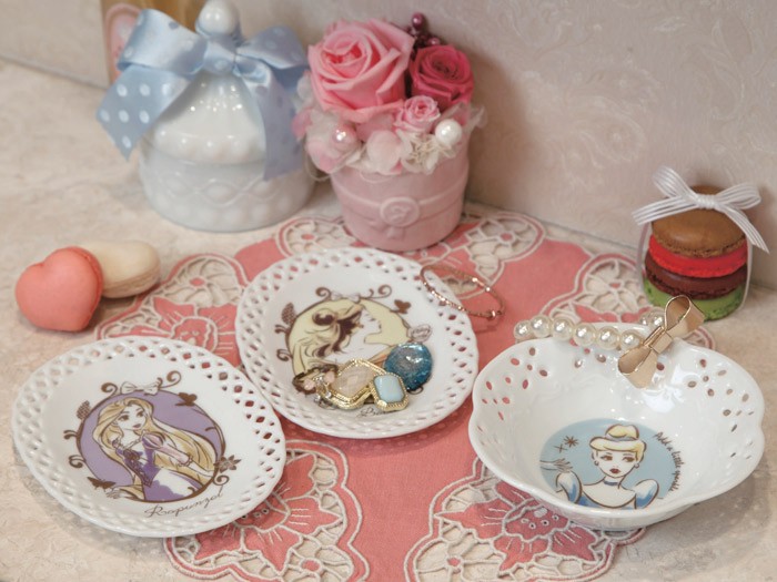  аксессуары tray тарелка Disney мульти- tray * цветок lapntseru бардачок фарфор маленькая тарелка 