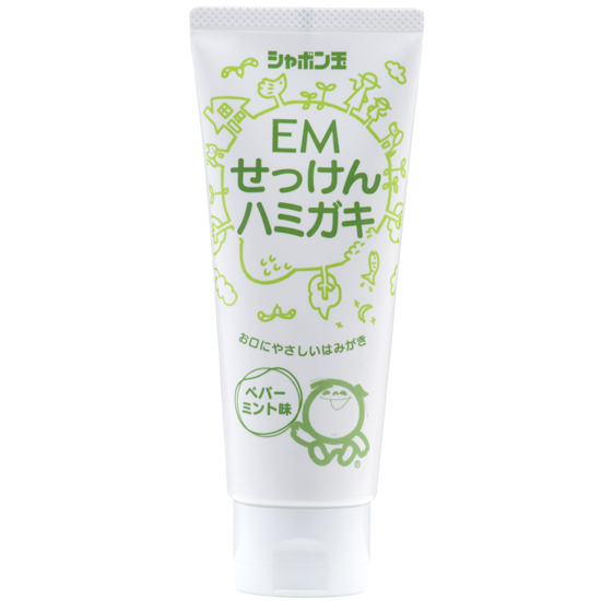 シャボン玉 EMせっけんハミガキ ペパーミント 140g×1本の商品画像