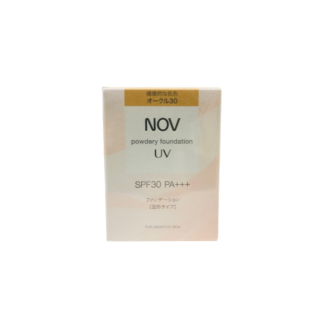NOV パウダリーファンデーション UV OC-30 12g 4個セット NOV ノブ パウダリーファンデーションUV オークル30 レフィル パウダー
