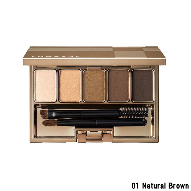 LUNASOL スタイリングアイゾーンコンパクト （01 Natural Brown） アイブロウの商品画像