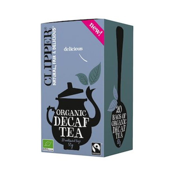 CLIPPER オーガニックフェアトレードティー アッサムブレンド デカフェ ティーバッグ 20袋 ×1セットの商品画像