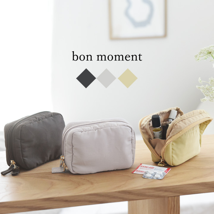 bon moment adjustment is possible make-up pouch multi pouch Mini size |bomo man 