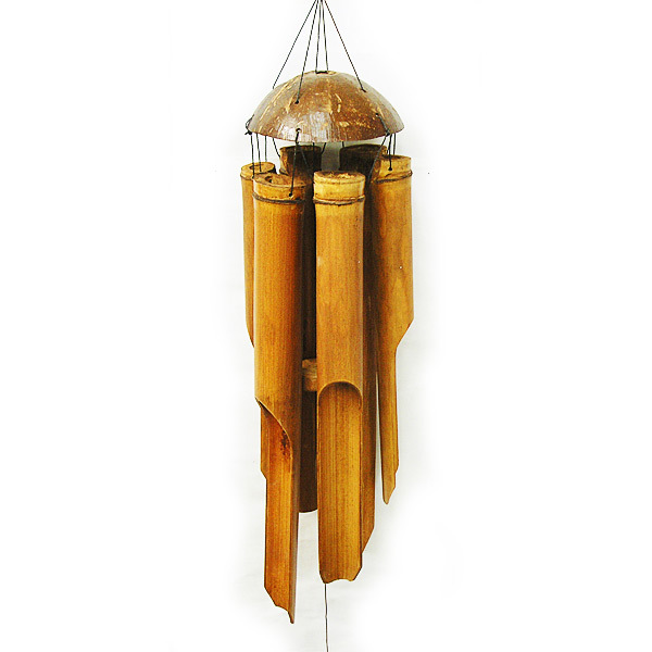  bamboo . кокос. ветряной колокольчик Wind звонковое устройство 50cm Asian смешанные товары шероховатость смешанные товары Thai этнический Asian интерьер 