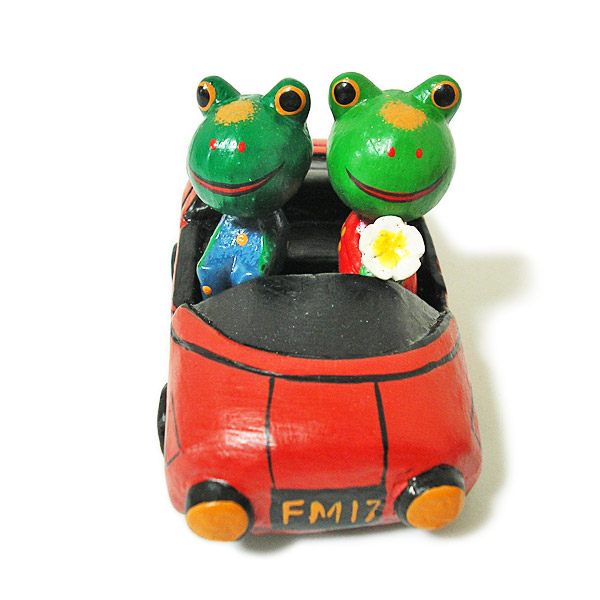  Drive! cup ru frog red lovely stylish ornament ... objet d'art Asian miscellaneous goods burr miscellaneous goods 