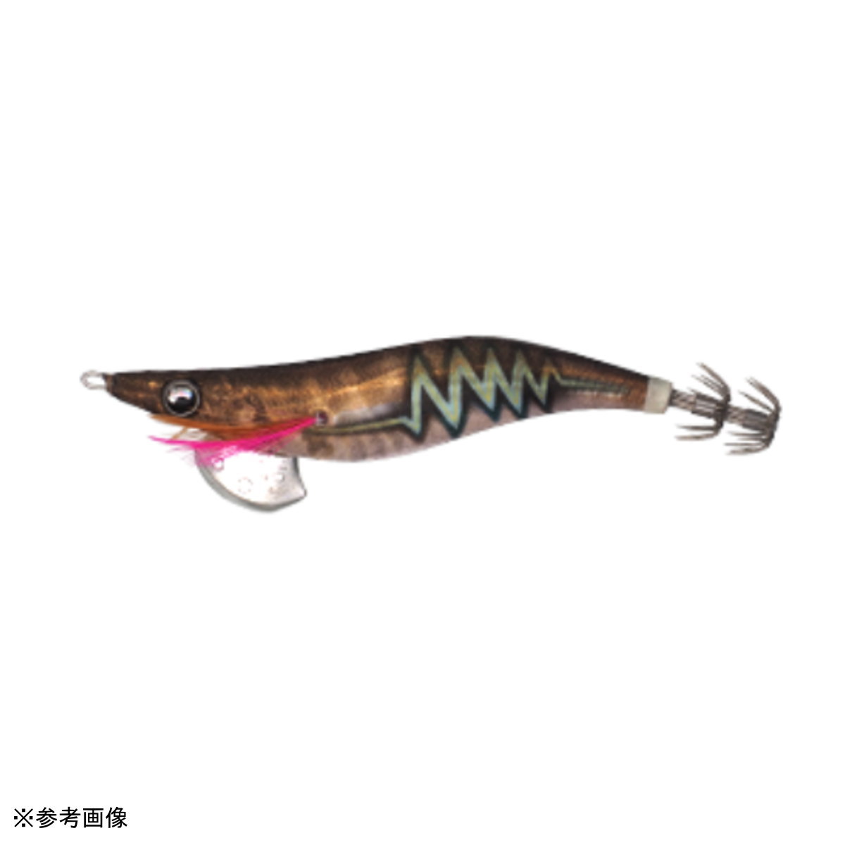 エギ王ライブサーチ 3 5号 閃光アジ オレンジマーブル 廃盤品 イカ袋