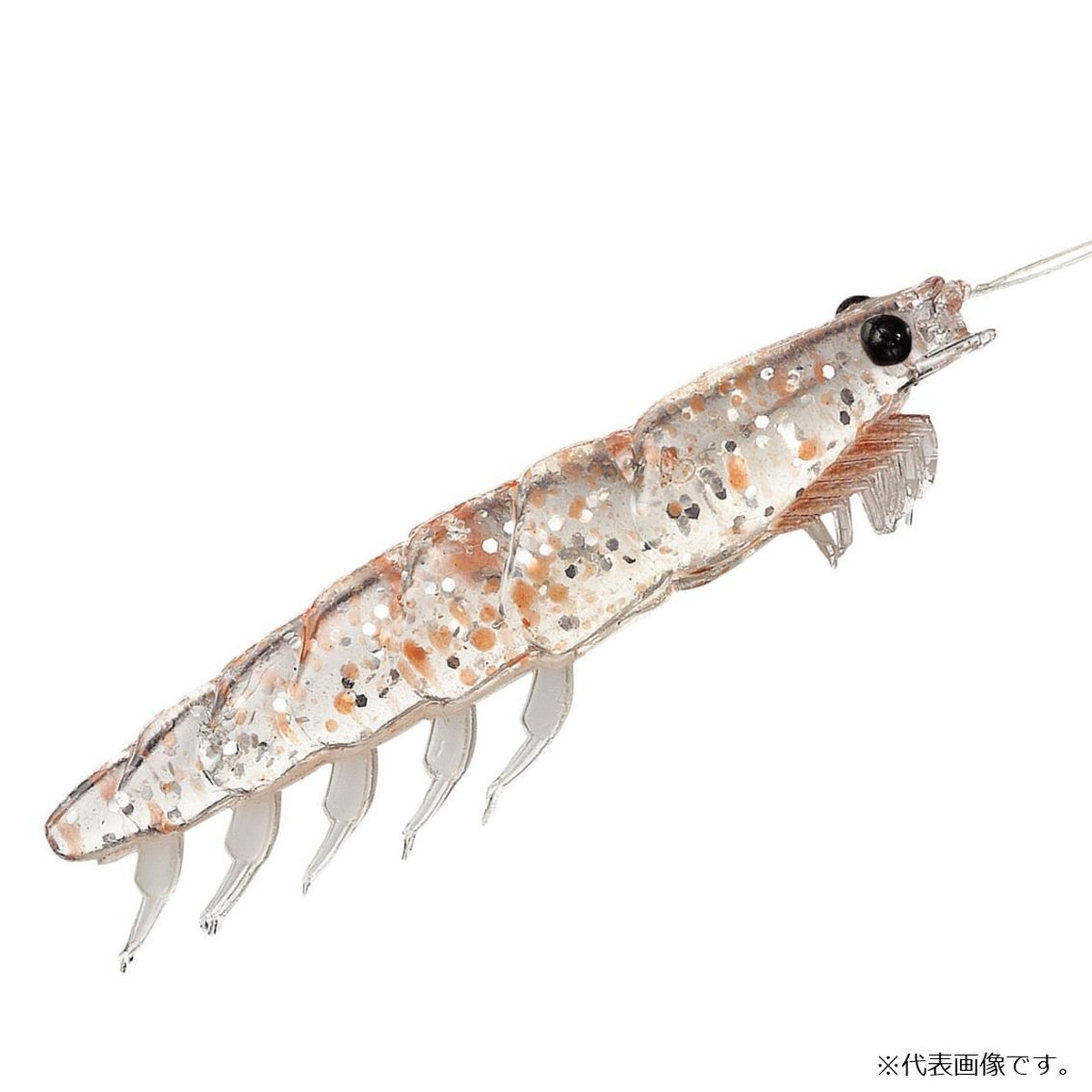 DAIWA（釣り） 快適リアルオキアミワーム 48mm ケイムラ粒オレンジ 釣り　ワームの商品画像