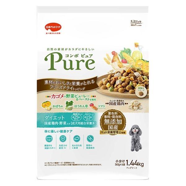 日本ペットフード コンボ ピュア ドッグ ダイエット 1.44kg ×1個 COMBO COMBO Pure ドッグフード ドライフードの商品画像