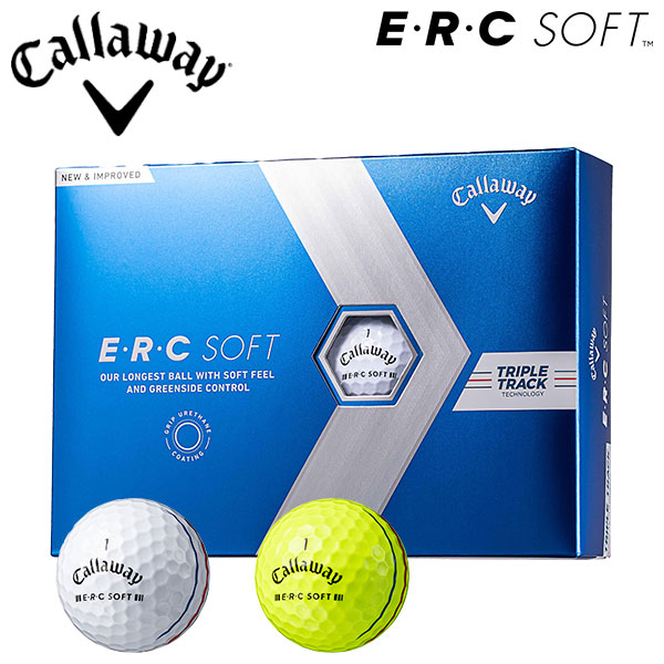 Callaway E・R・C SOFT トリプルトラック 2023年モデル 1ダース E.R.C ゴルフボールの商品画像