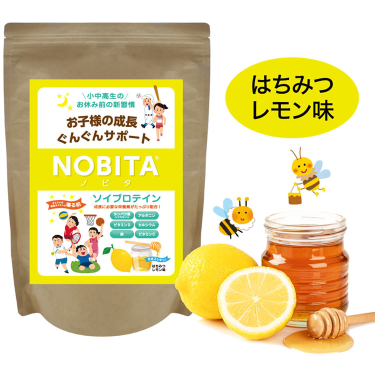 NOBITA NOBITA ソイプロテイン はちみつレモン味 600g ソイプロテインの商品画像
