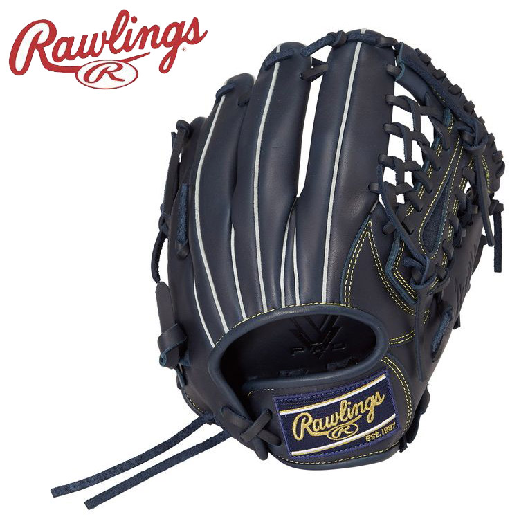 Rawlings ジュニア HYPER TECH R9 SERIES オールラウンド 右投 （ネイビー） GJ3R9N8L HYPER ...