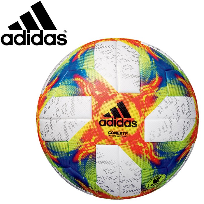 adidas コネクト19 試合球 5号球 AF500 （ホワイト/イエロー） サッカーボールの商品画像