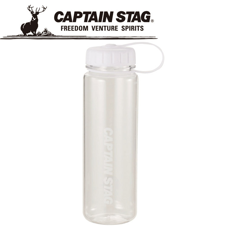 CAPTAIN STAG ウォーターボトル500 ライス目盛り付 0.5L（ホワイト）UE-3380 水筒の商品画像