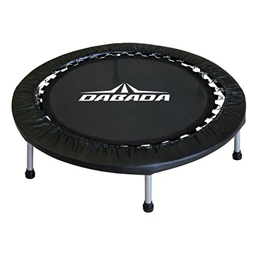 DABADA DABADA トランポリン 直径102cm 耐荷重110kg 折りたたみ trampoline （ブラック） トランポリン