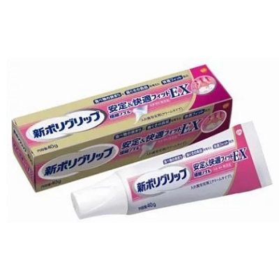 HALEON 新ポリグリップ 安定＆快適フィットEX 40g×1個 ポリグリップ 入れ歯安定剤の商品画像
