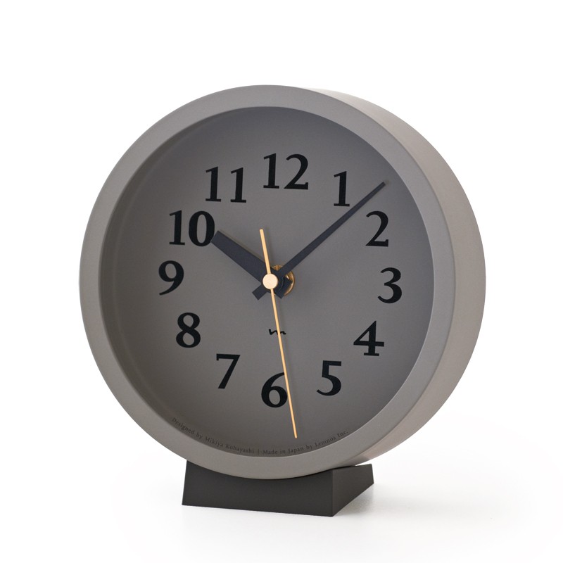Lemnos m clock 電波時計 MK14-04GY（グレー） 掛け時計、壁掛け時計の商品画像