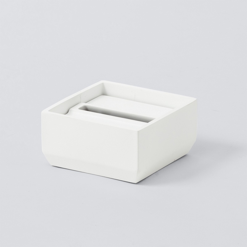 ideaco （イデアコ） Torel half ハーフティッシュケース ホワイトの商品画像