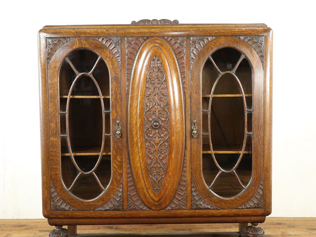  antique book case bookcase display shelf great sculpture -ply thickness . atmosphere cabinet England antique Flex 58909