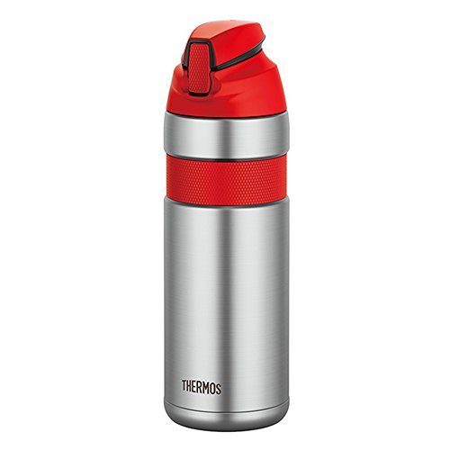 THERMOS 真空断熱ストローボトル 0.6L（ステンレスレッド）FFQ-600 S-R 水筒の商品画像