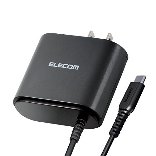 ELECOM ELECOM AC充電器（Type-Cケーブル一体型/2.4A） MPA-ACC01BK （ブラック） USB ACアダプターの商品画像