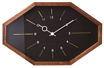 INTERFORM ベルモンテ 電波掛け時計 CL-3024BK （ブラック） 掛け時計、壁掛け時計の商品画像