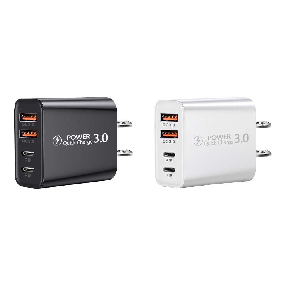  модель C USB розетка быстрое зарядное устройство AC адаптор 4 порт USB type-C iPhone/iPad/Android/MacBook/ планшет бесплатная доставка 