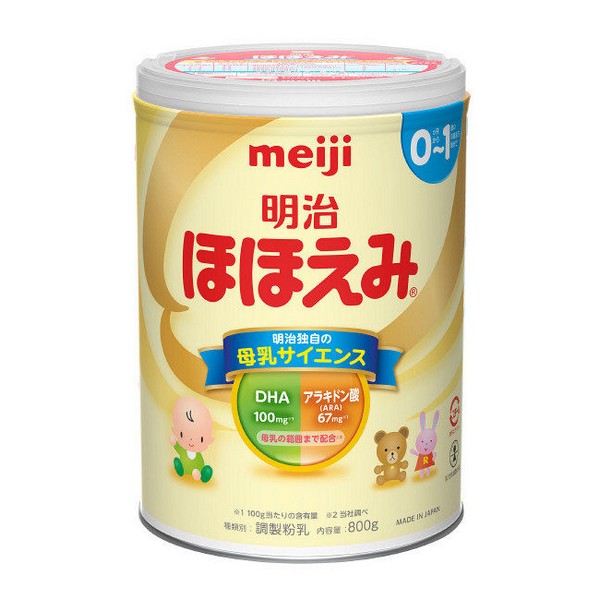 明治 明治 ほほえみ 大缶 800g 1缶 × 1個 ほほえみ 粉ミルク（ベビー用