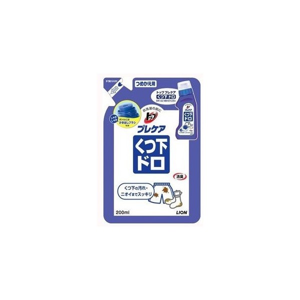 LION トップ プレケア ドロ用 [つめかえ用] 200g × 1個 液体洗剤の商品画像