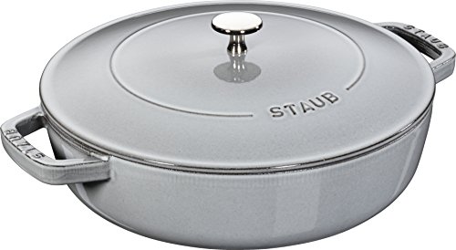 Staub ストウブ ブレイザー ソテーパン 24cm（グレー）40511-471-0 両手鍋の商品画像