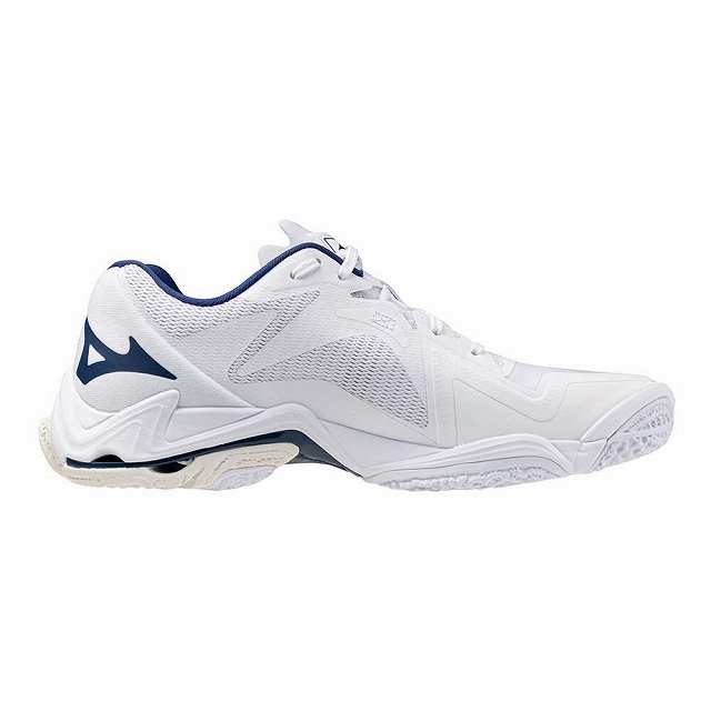  Mizuno (mizuno) волейбол обувь WAVE LIGHTNING Z8ue-b подсветка обувь (24aw) MIZUNO ENERZY установка белый × темно-синий V1GA240061