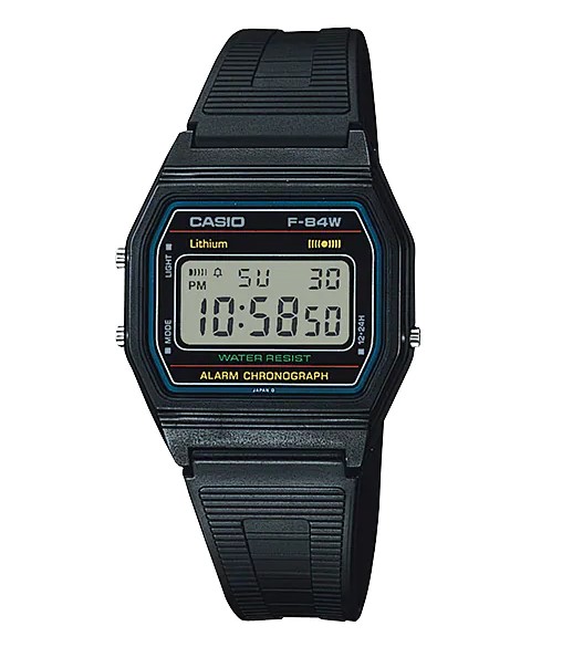 CASIO Collection STANDARD F-84W-1QJH （ブラック）の商品画像