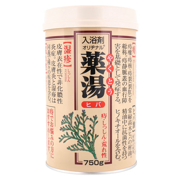 薬湯 ヒバ ボトル 750g