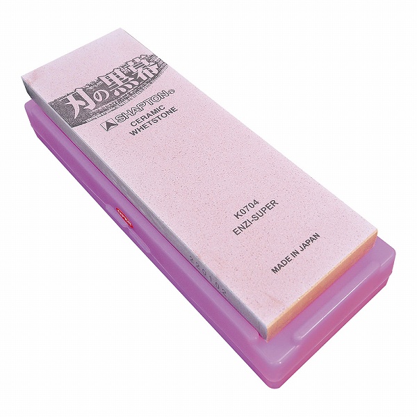 シャプトン 刃の黒幕 セラミック砥石 仕上砥（エンジ）K0704の商品画像