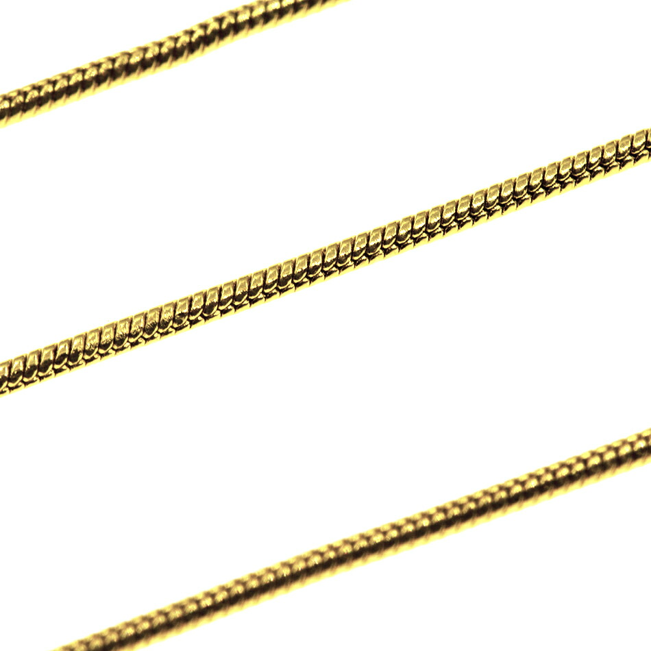 [1M× 1 pcs ] Sune -k chain A 1.0mm [ Gold gold ] surgical stainless steel selling by the piece chain only parts C2-05 metal allergy correspondence 