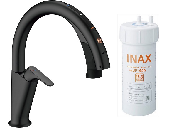 LIXIL タッチレス水栓ナビッシュハンズフリー（浄水器ビルトイン形） F