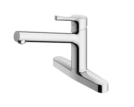 台付シングル混合水栓（エコシングル、共用） TKS05310Jの商品画像