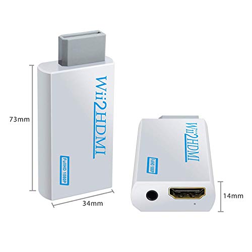 LundyBright RGEEK Wii to HDMI конверсионный адаптор Wii специальный HDMI конвертер 720p/1080p. изменение 3.5mm аудио все часть Wiitis режим воспроизведения соответствует 