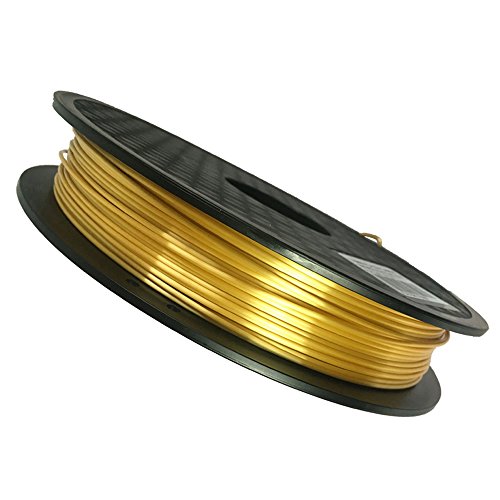 3D printer silk Gold filament. Gold 1.75mm 0.5KG metal. feeling of quality metal color gold color (Gold) 3D printer for filament PLA Gold ( genuine. gold 